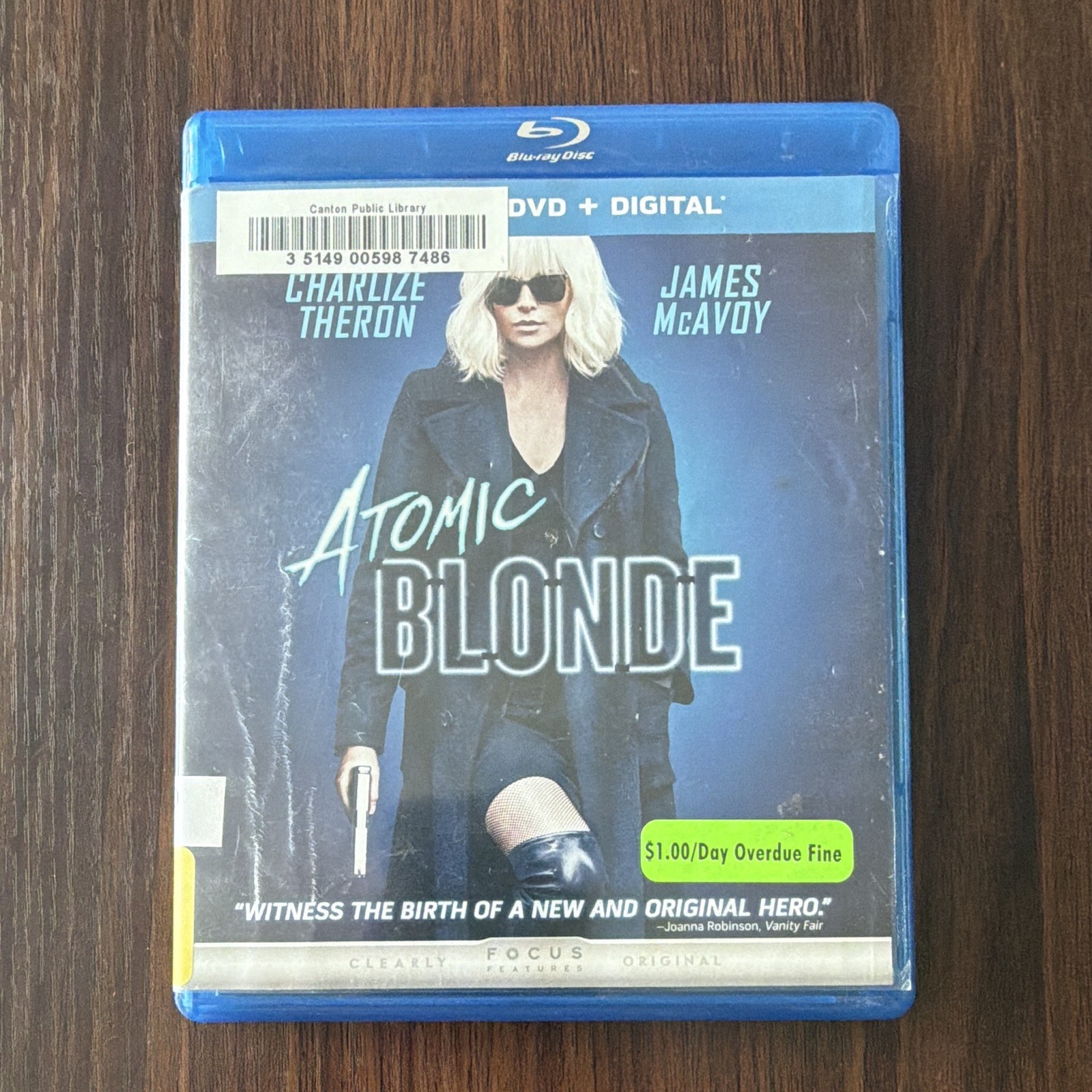 Focus Features Atomic Blonde Blu-ray/DVD w Digital Copy R 2017 Deleted Scenes