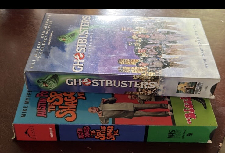 Ghostbusters VHS 1984, 1999 Remastered Release 15th anniversary & Austin powers