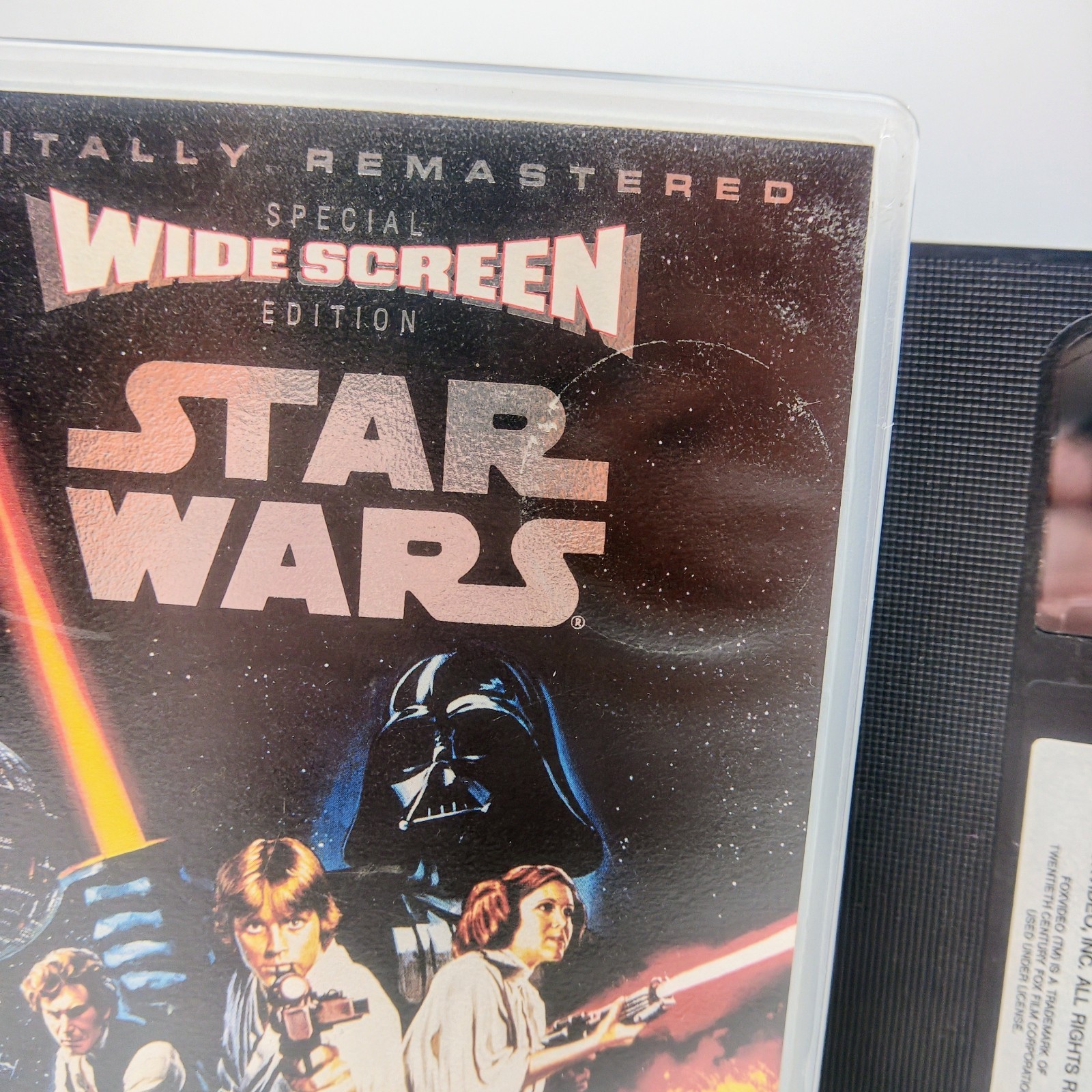 Star Wars Episode IV A New Hope VHS Widescreen Remastered Video Tape Mark Hamill
