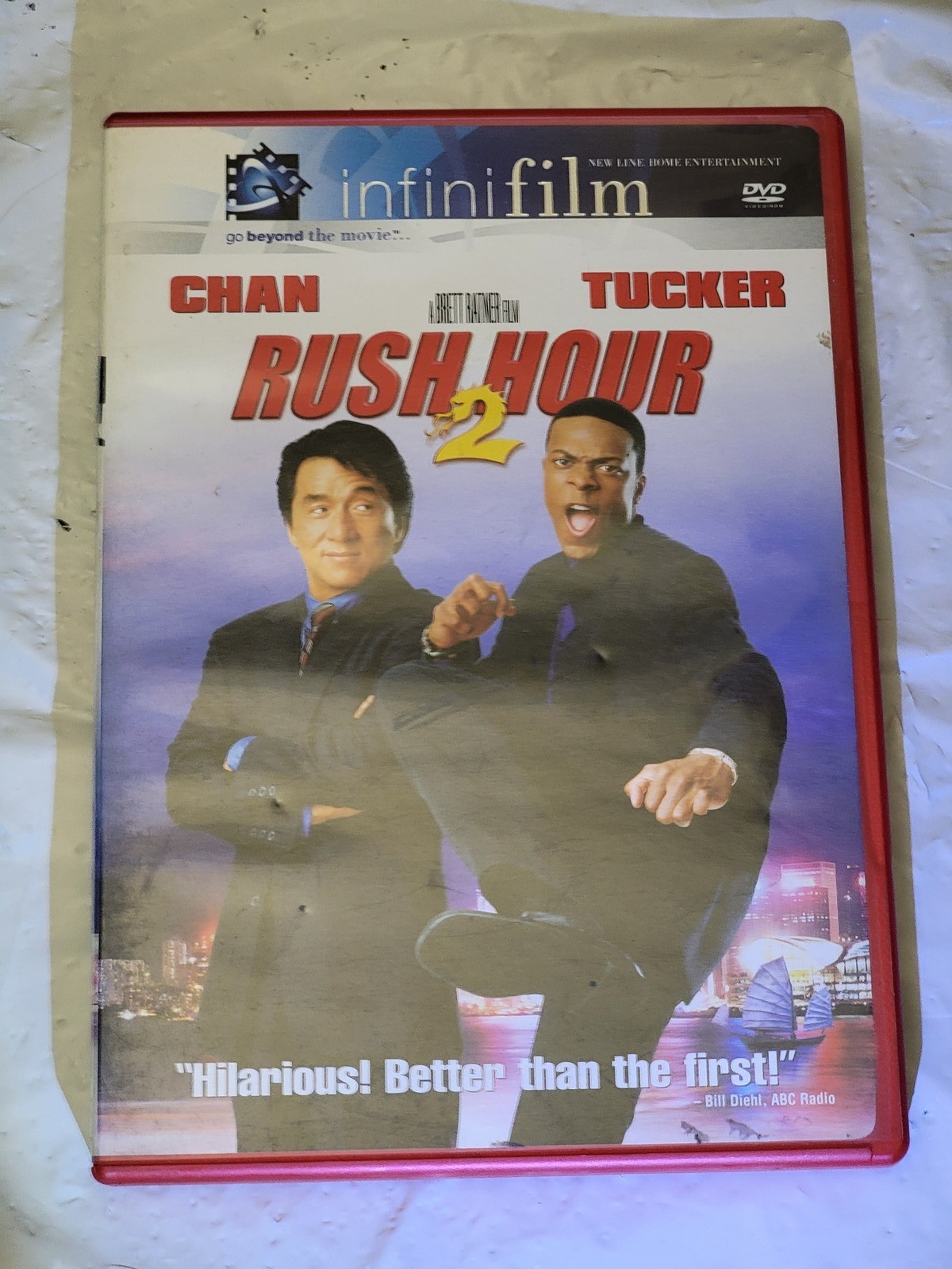 Rush Hour 2 (DVD, 2001, InfiniFilm Edition) Jackie Chan Chris Tucker