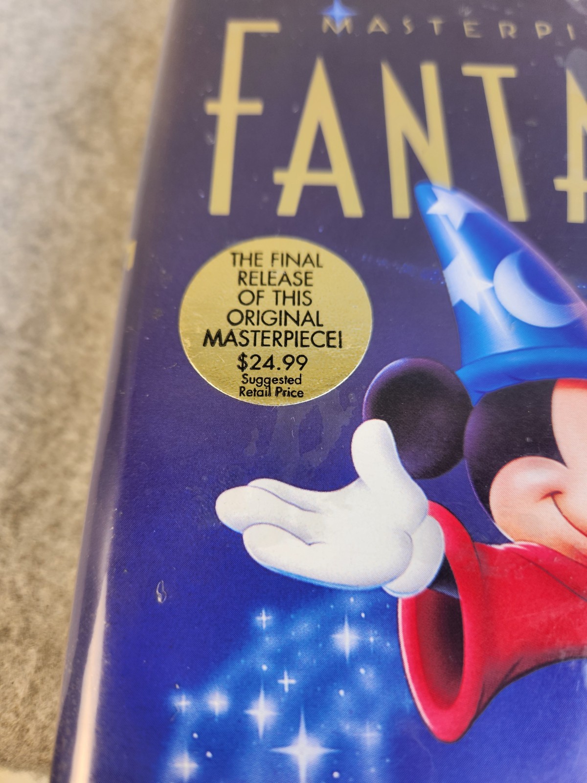 Walt Disney’s Masterpiece Fantasia Betamax (not VHS) Brand New Factory Sealed