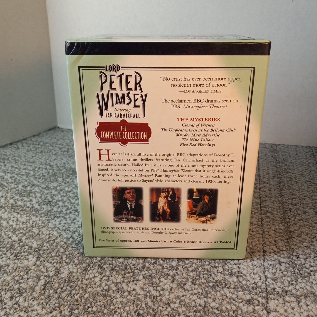 Lord Peter Wimsey – The Complete Collection – DVD – VERY GOOD