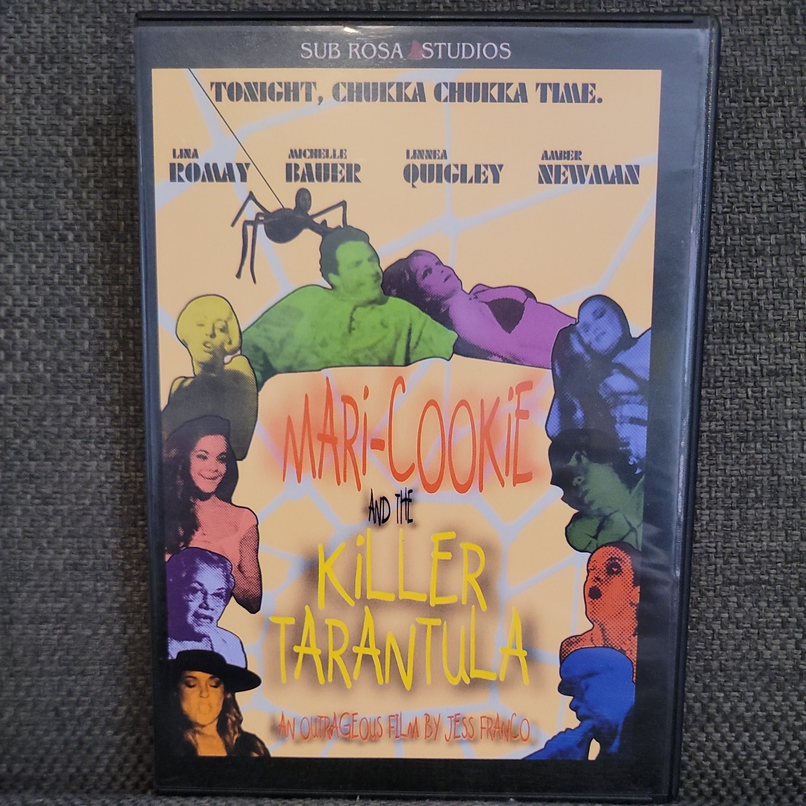 Mari-Cookie and the Killer Tarantula (DVD, 1998) Sub Rosa Linnea Quigley Franco