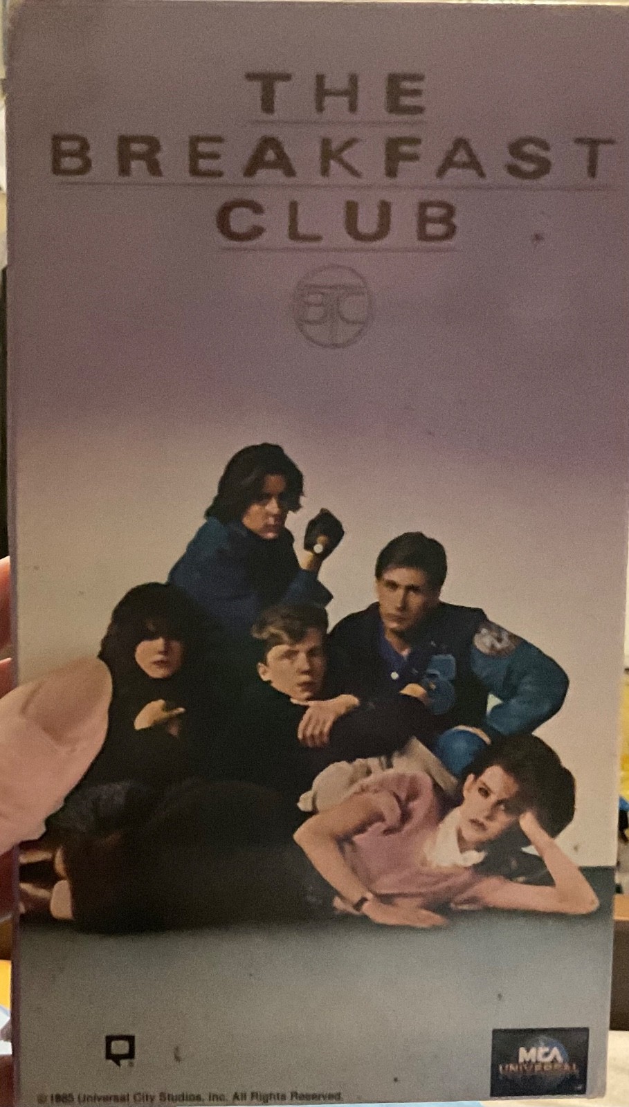 The Breakfast Club VHS 1985 Teen Drama Comedy John Hughes Classic