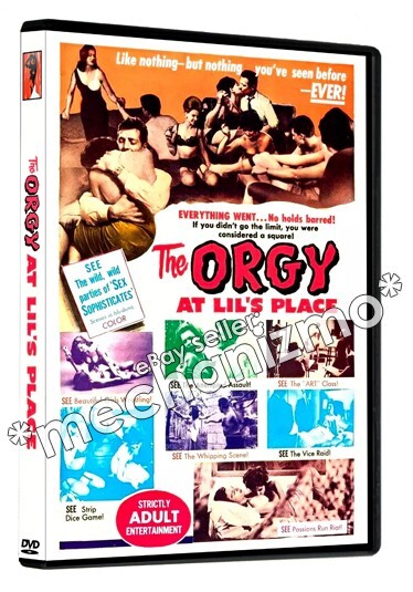 THE ORGY AT LIL’S PLACE (1963) DVD-MOD 60’s sexploitation grindhouse NTSC REG 1