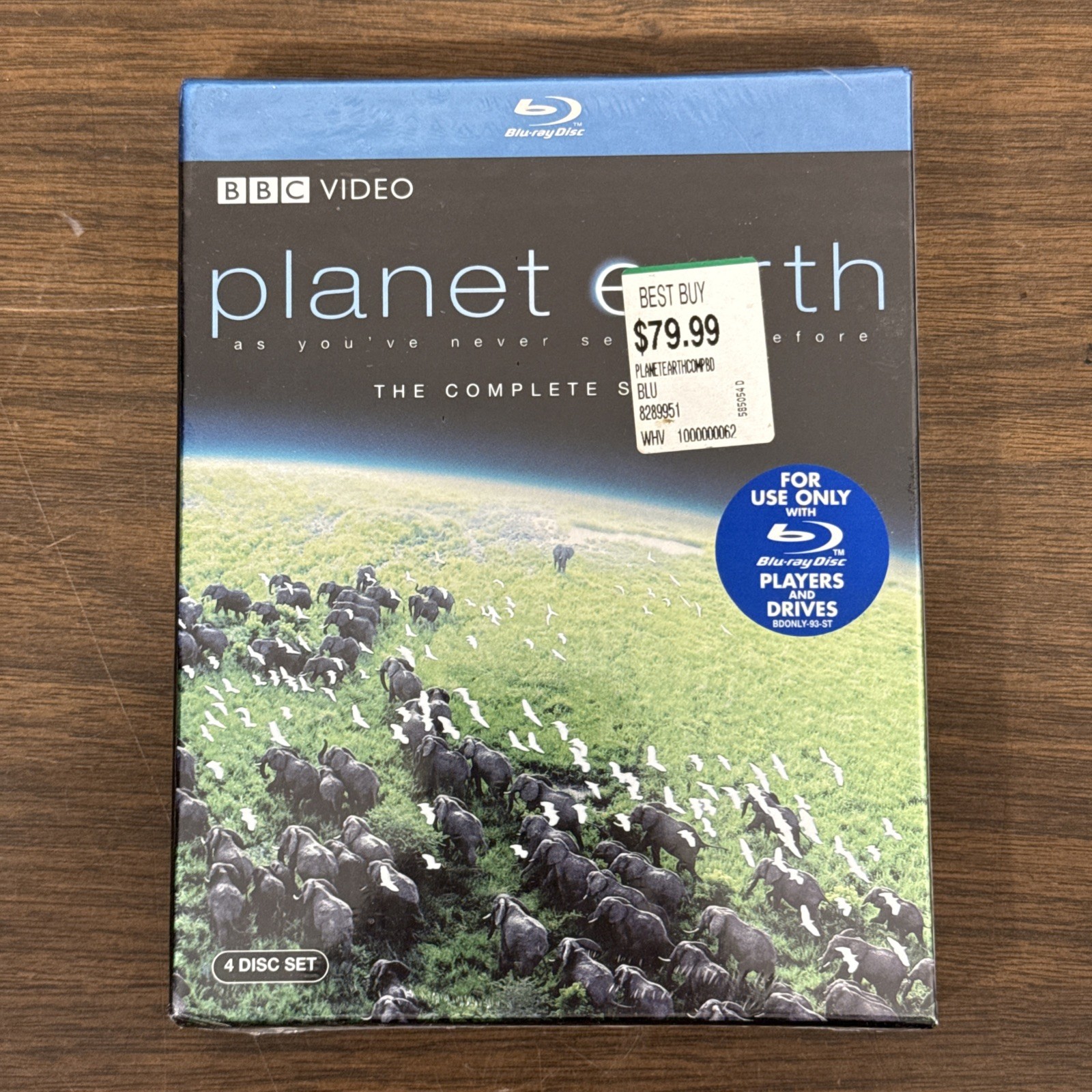 Planet Earth Blu-ray 2007 Complete Series David Attenborough 4-Disc Set – SEALED