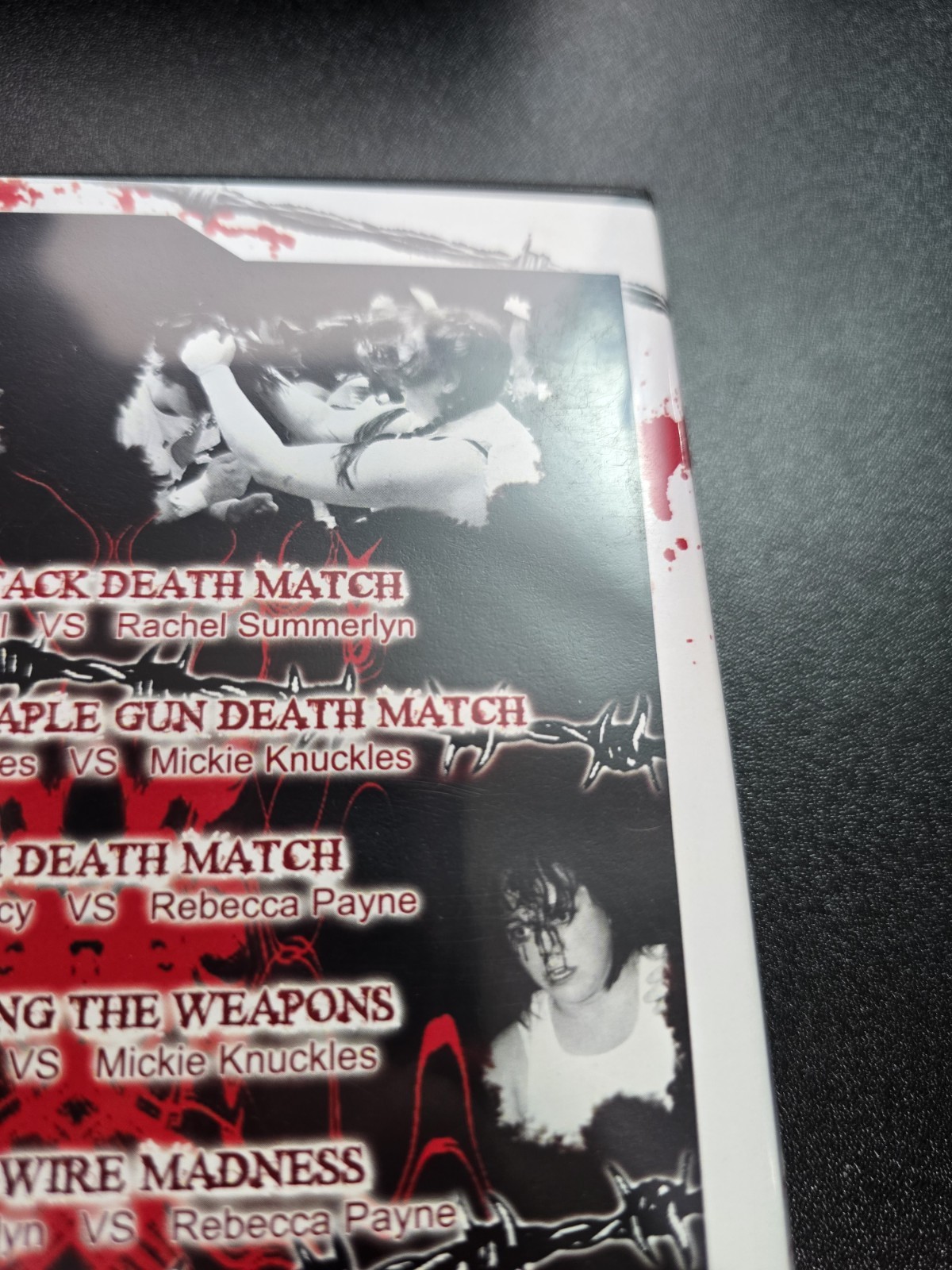 IWA Queen of the Deathmatch Tournament DVD 2008 Mike Levy Incident Mid South