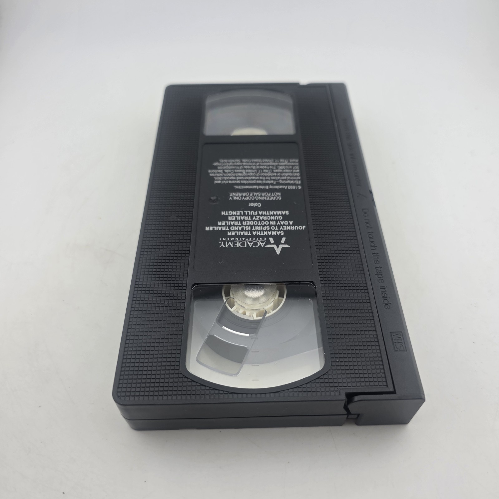 Samantha (VHS, 1992) Promotional Screener Martha Plimpton Dermot Mulroney