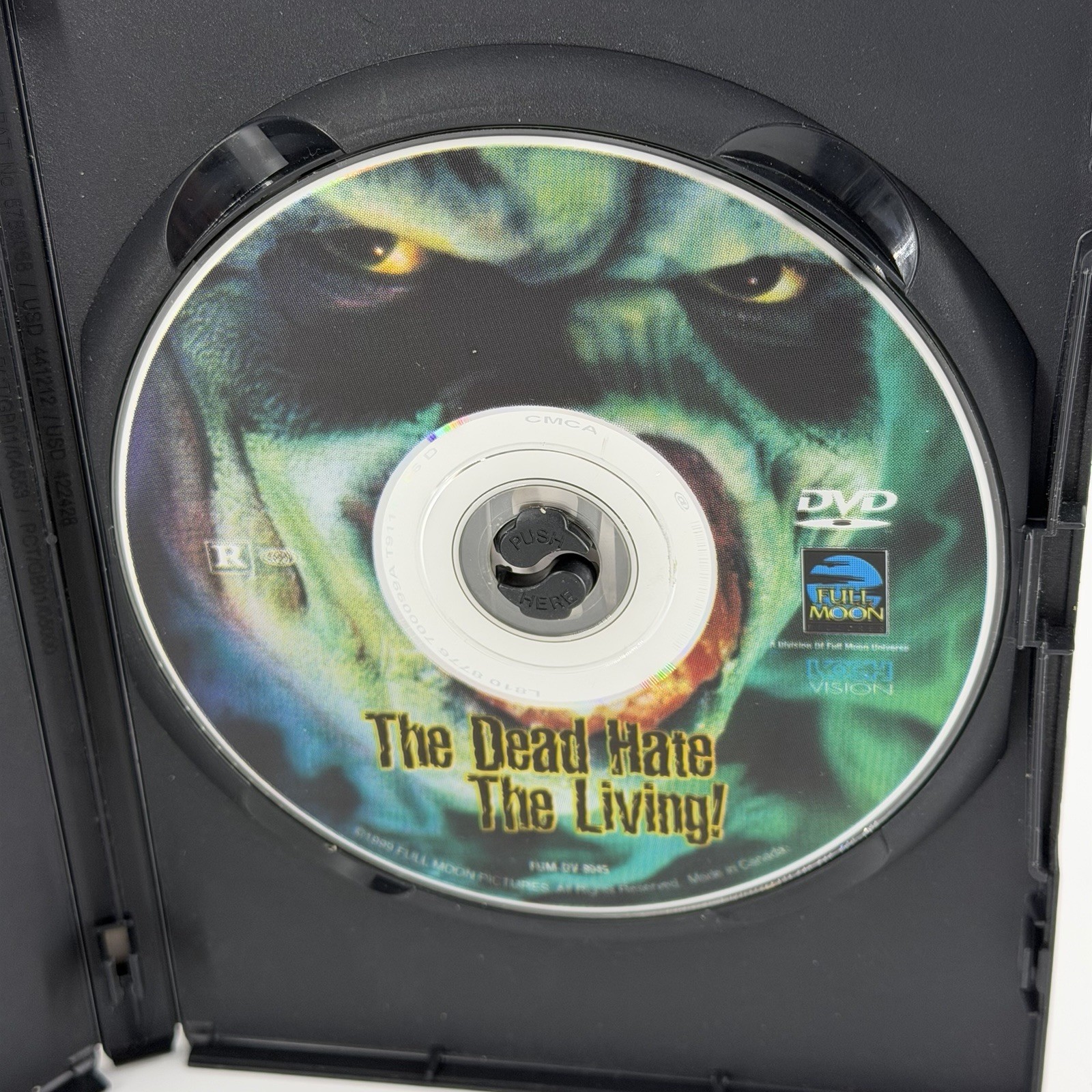 The Dead Hate the Living (DVD, 2000) Full Moon Pictures/ Horror/ Zombies
