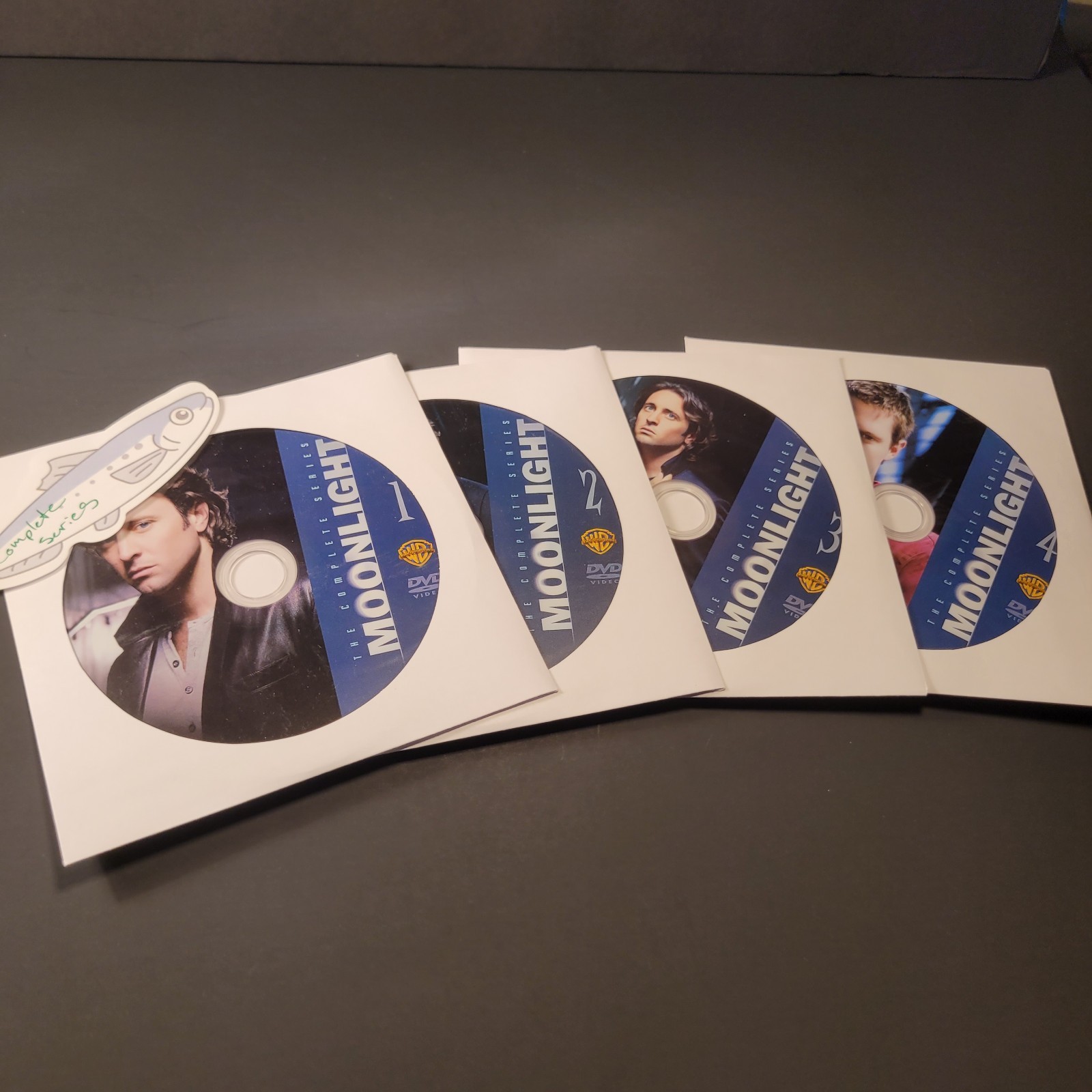 Moonlight: The Complete Series DVD set Discs only No original artwork/case