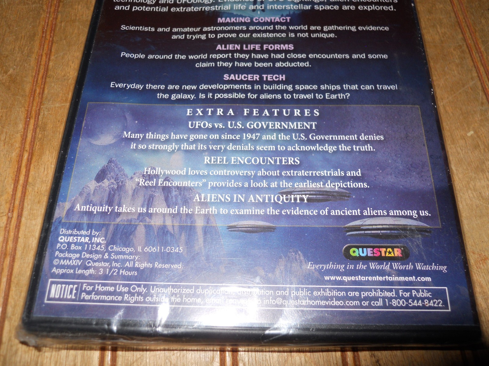 UFOs & Aliens DVD new/sealed