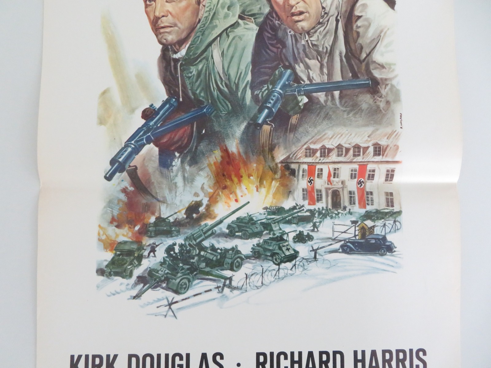 The Heroes of Telemark Italian Locandina Poster Kirk Douglas Harris R1972