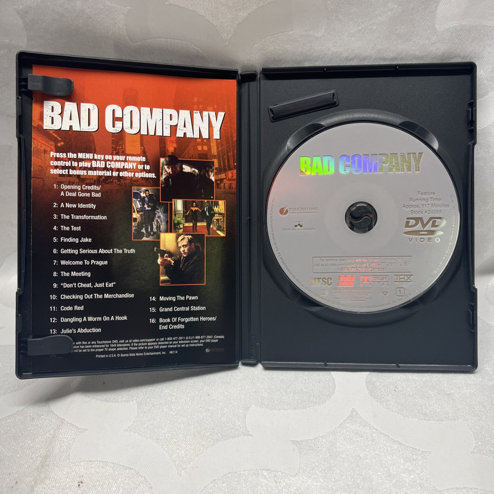 Bad Company (DVD, 2002) Chris Rock Anthony Hopkins