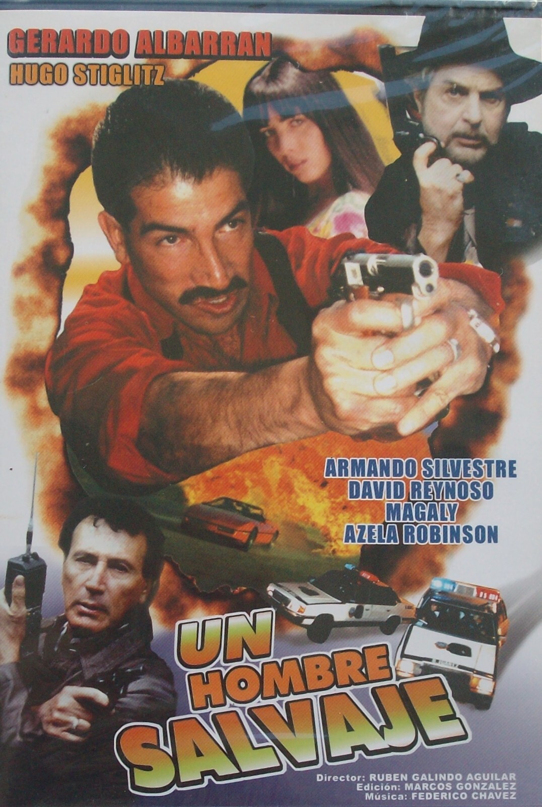 Un Hombre Salvaje (DVD, 1993, Spanish) Gerardo Albarran, Hugo Stiglitz