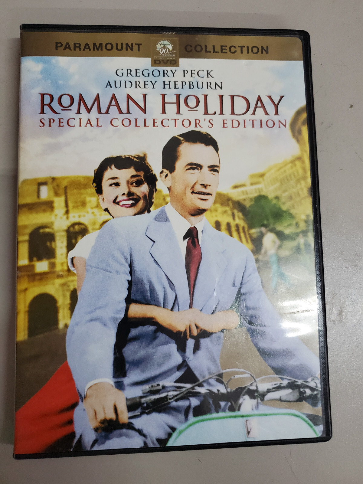 Roman Holiday DVD Paramount Collection 2002 Audrey Hepburn Gregory Peck Used