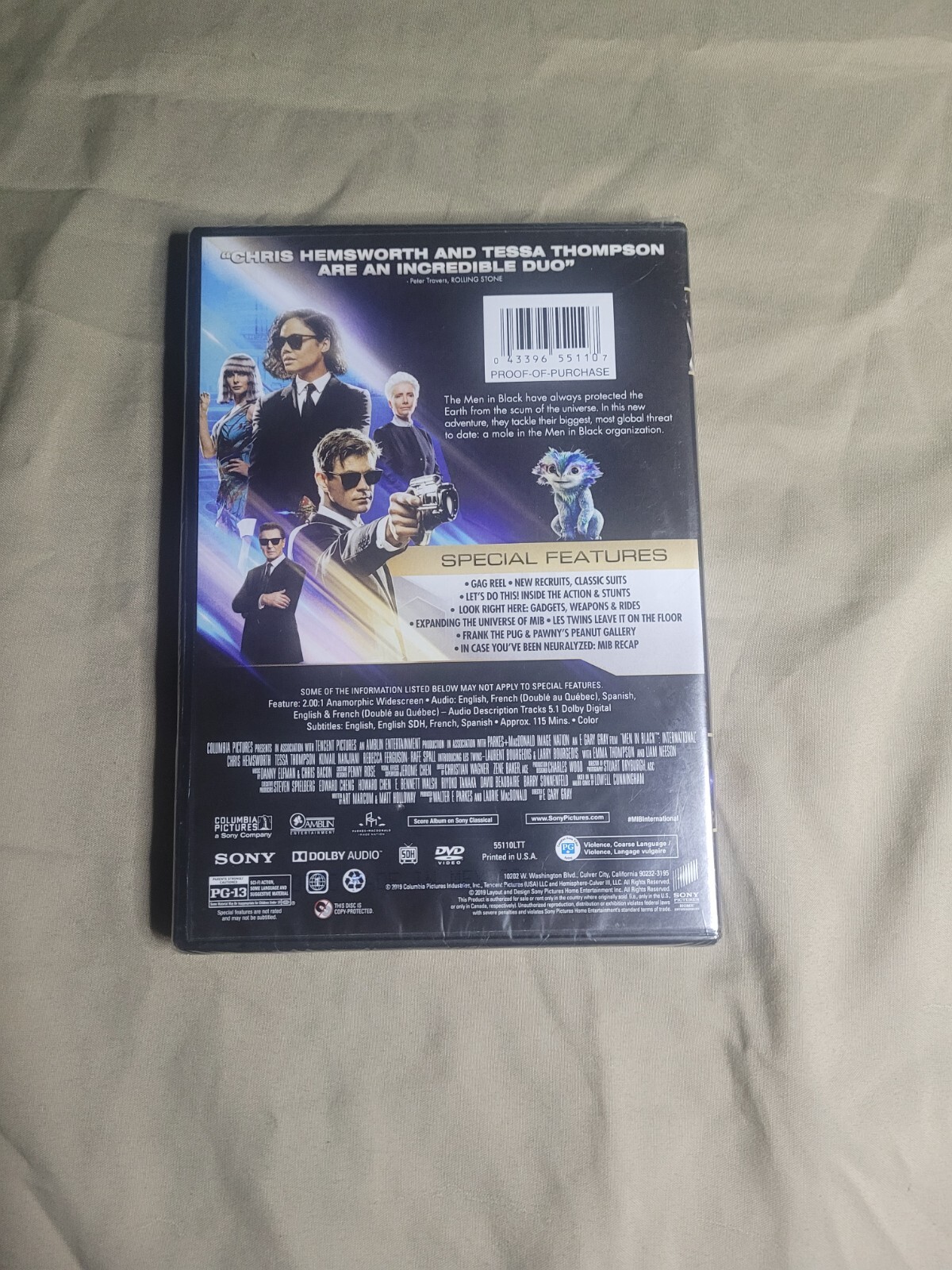 Men In Black: International (DVD)
