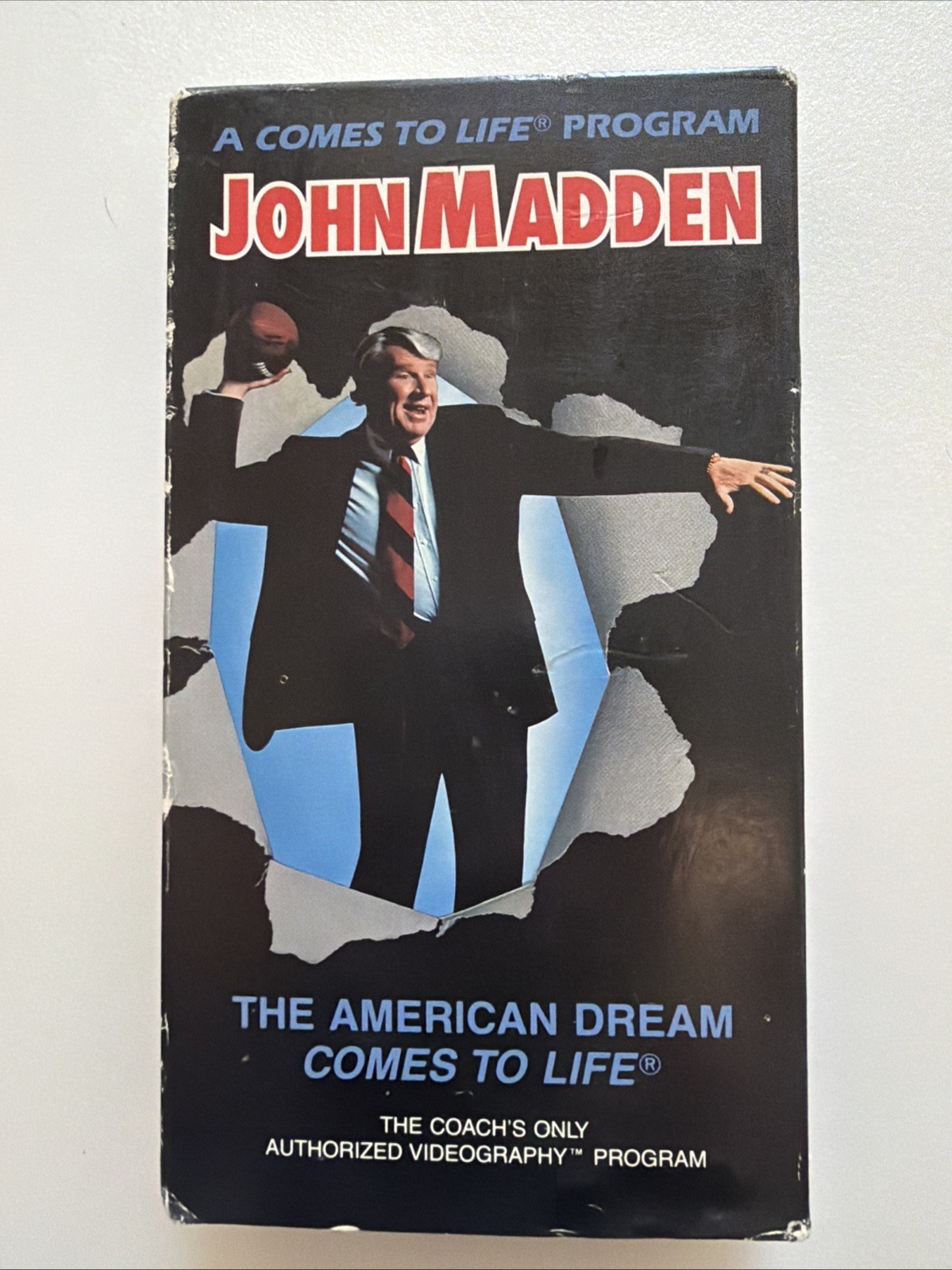John Madden The American Dream Comes To Life VHS Videography Oakland Raiders