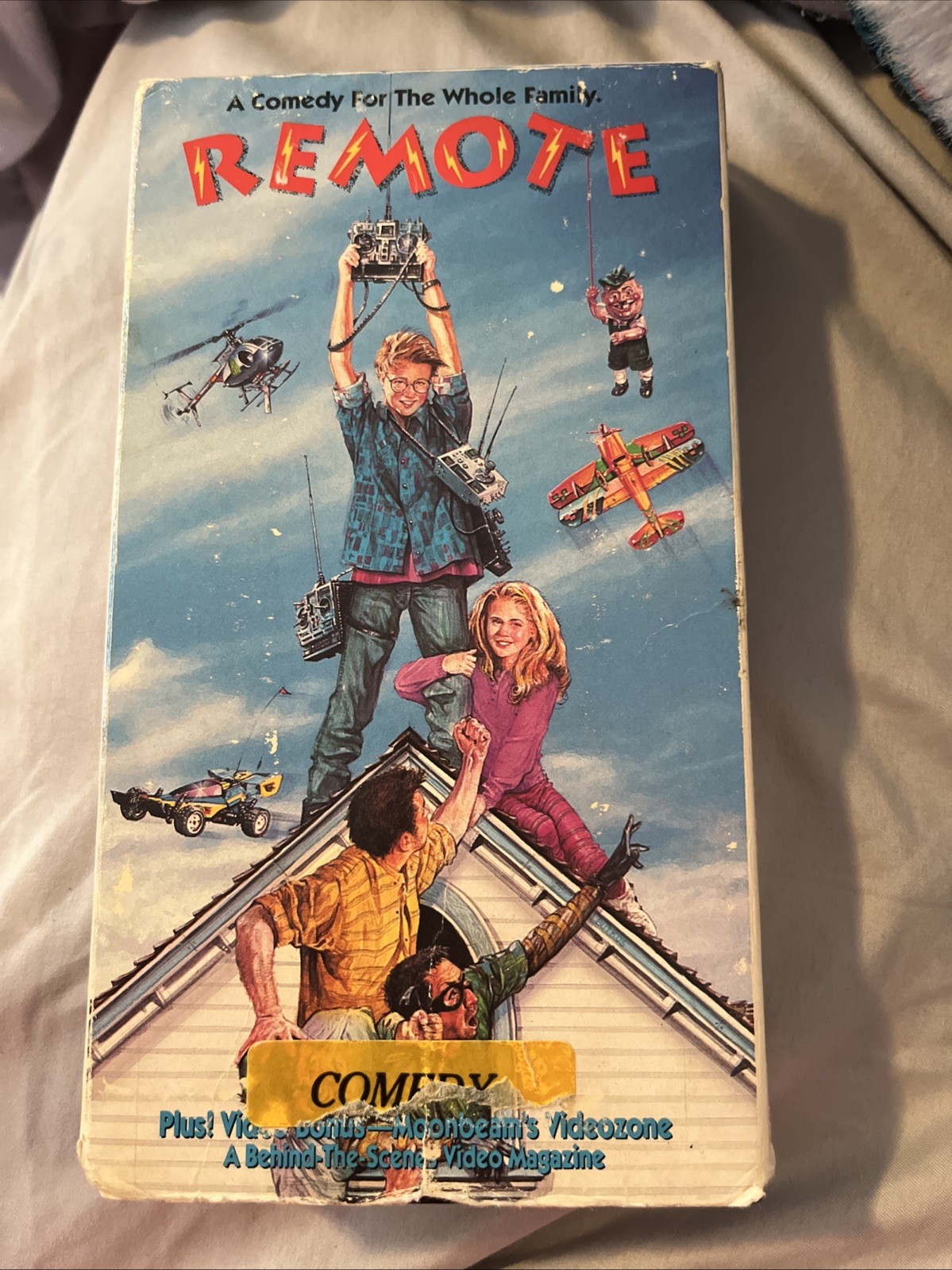REMOTE Chris Carrara VHS Jessica Bowman Rare Comedy Jessica Bowman John Diehl $