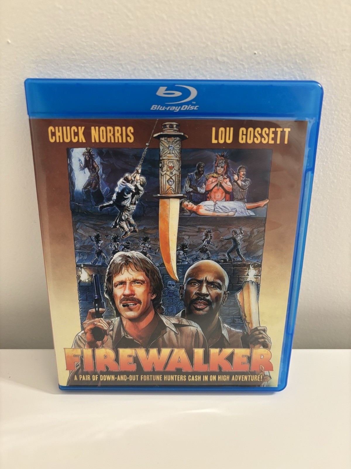 Firewalker Chuck Norris Lou Gossett 80s Action Blu Ray