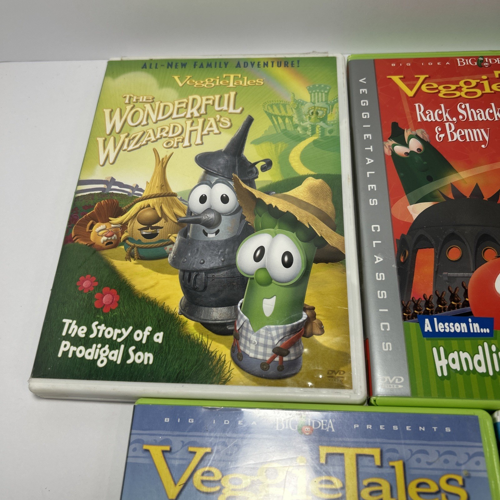 Veggie Tales DVD’s 5 Mixed Titles Lot Bundle