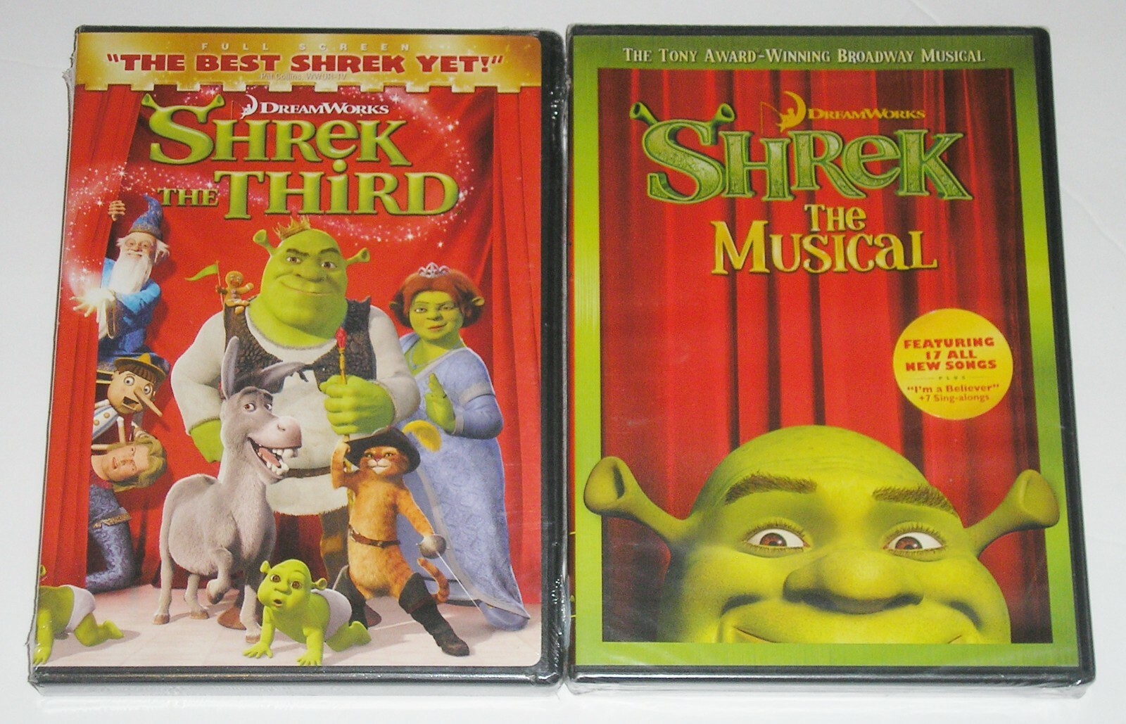 Kid DVD Lot – Shrek the Third (New) Shrek The Musical (New)