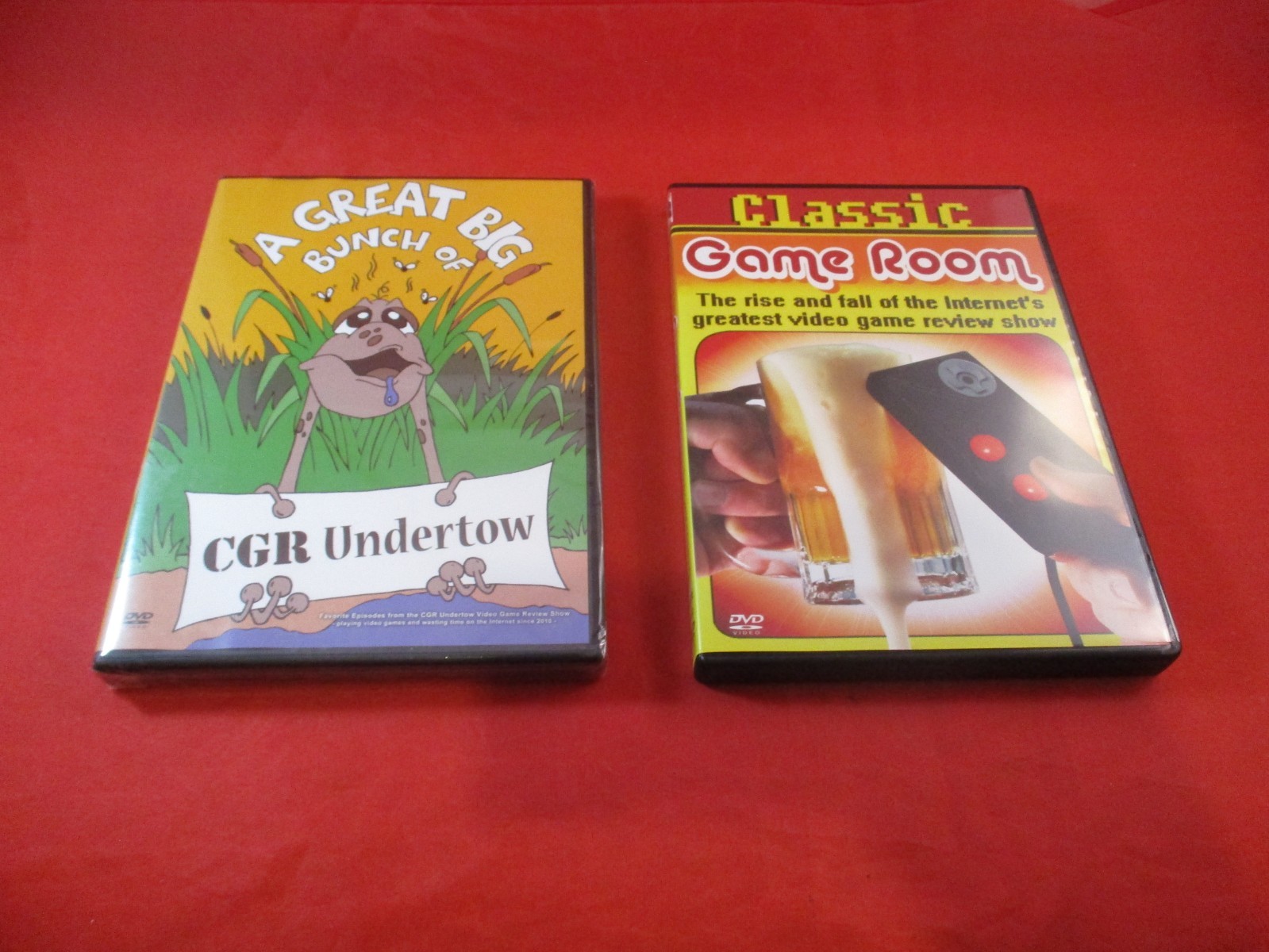 Set of 2 DVD: Classic Game Room Rise & Fall + A Great Big Bunch of CGR Undertow