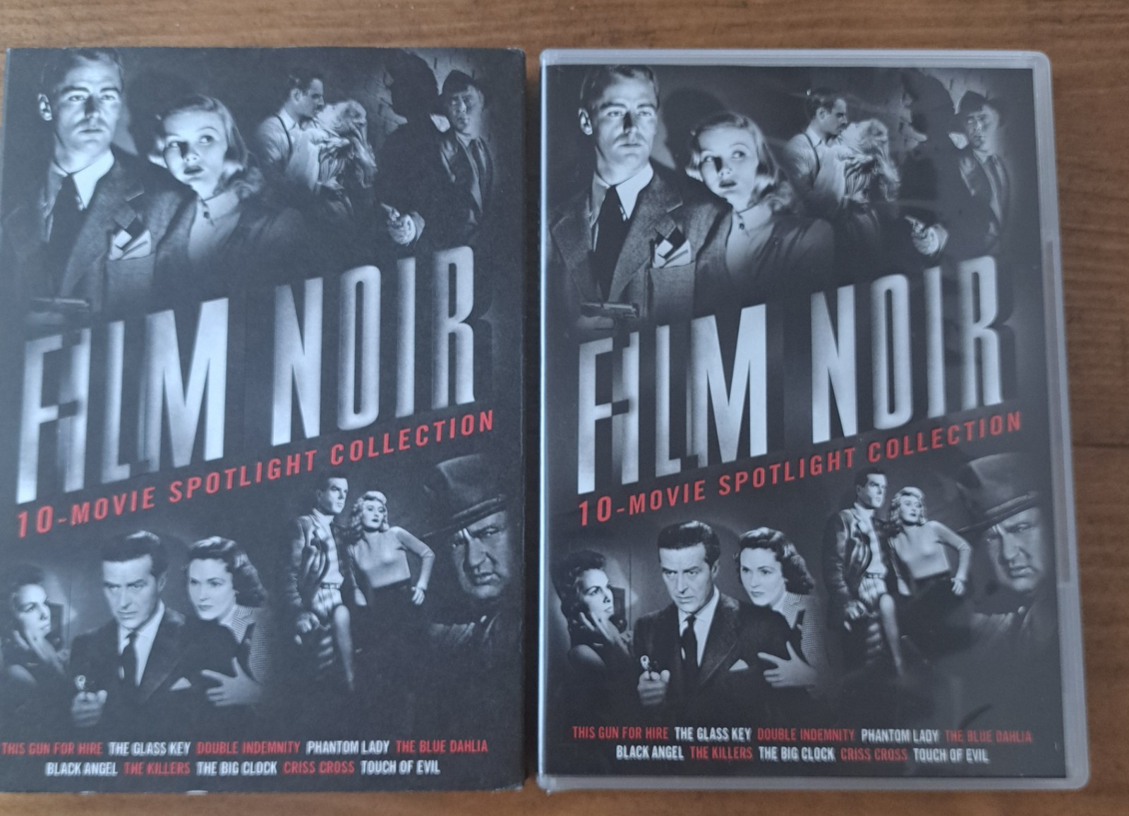Film Noir 10 Movie Spotlight Collection 6 DVD Set Double Indemnity*Touch of Evil