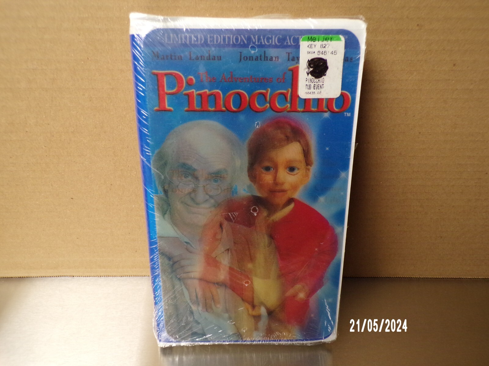 The Adventures of Pinocchio (VHS, 1996, Clamshell) Limited edition magic action