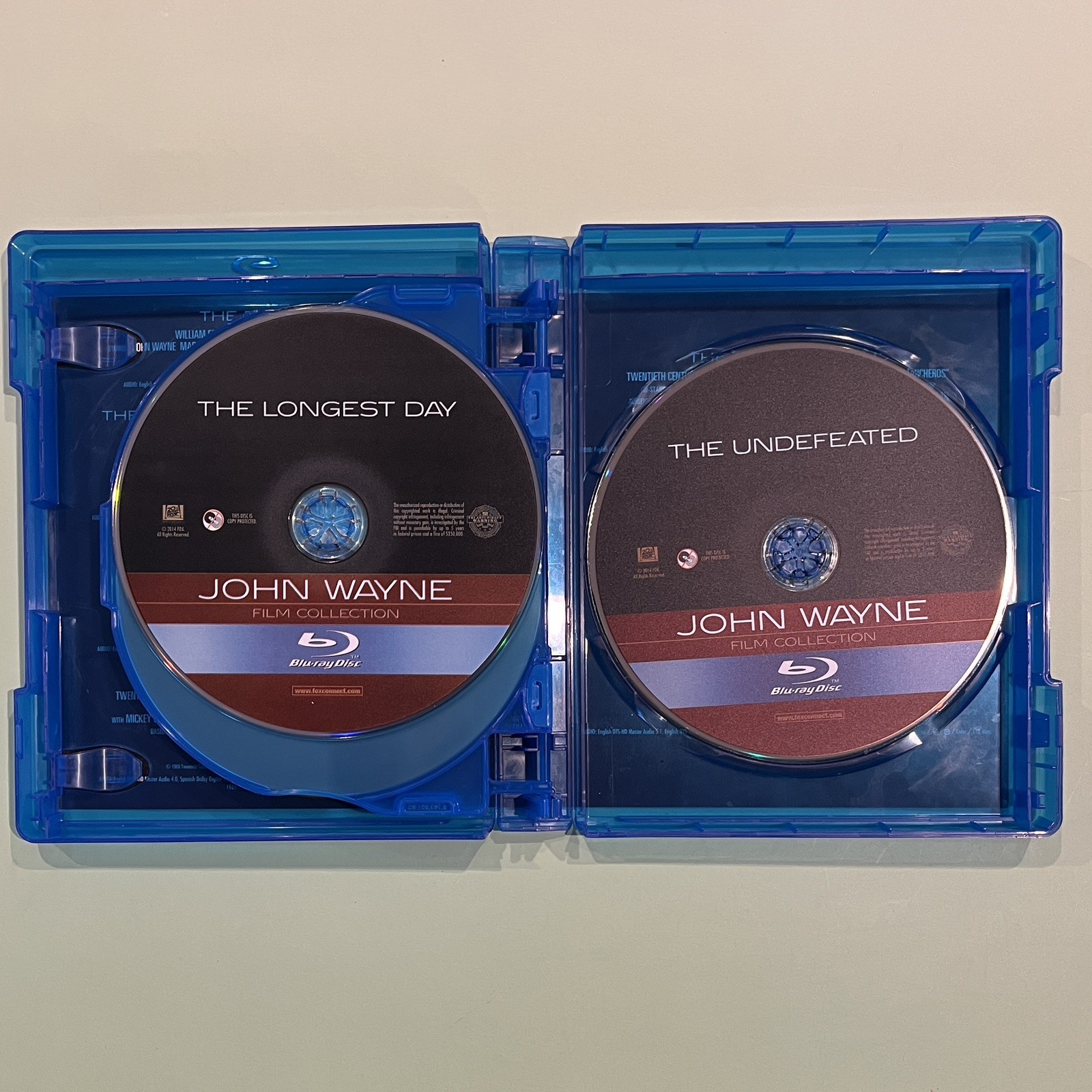 John Wayne Film Collection Blu-ray 7-Disc Set: Big Trail Longest Day Undefeated