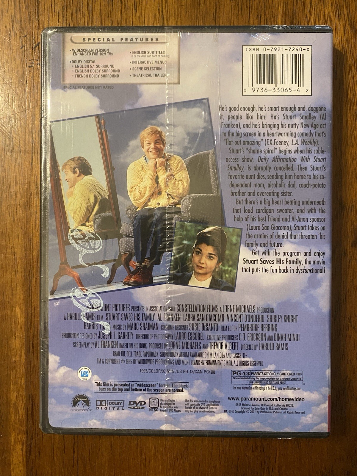 Stuart Saves His Family DVD SNL Stuart Smalley Al Franken New Sealed