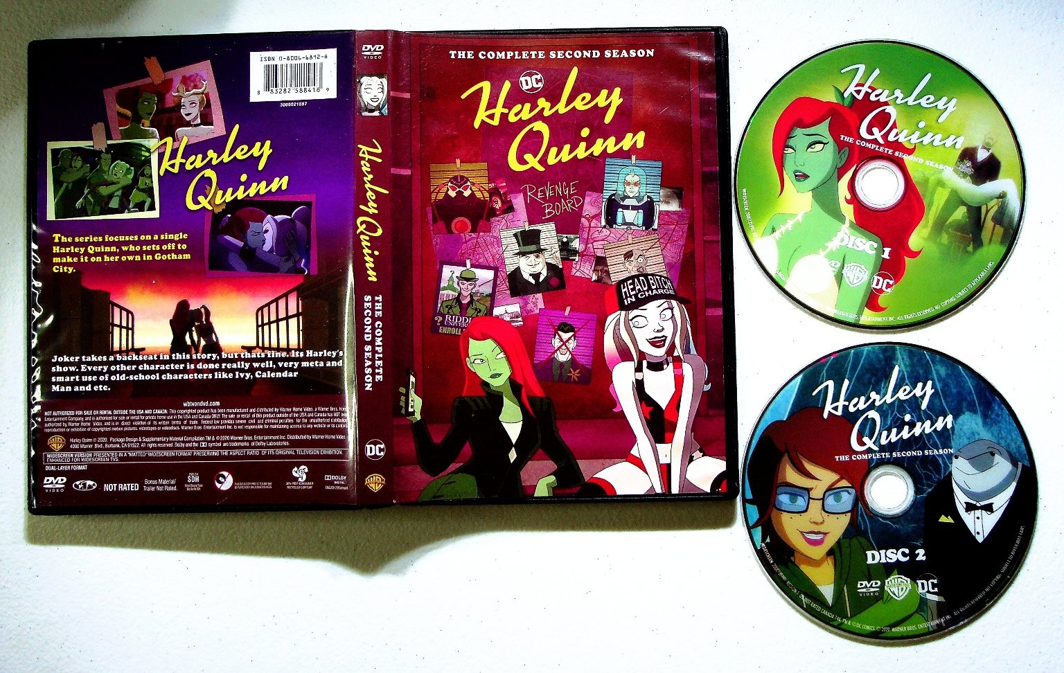 Harley Quinn The Complete Second Season DVD 2020 TV-MA NTSC Region 1