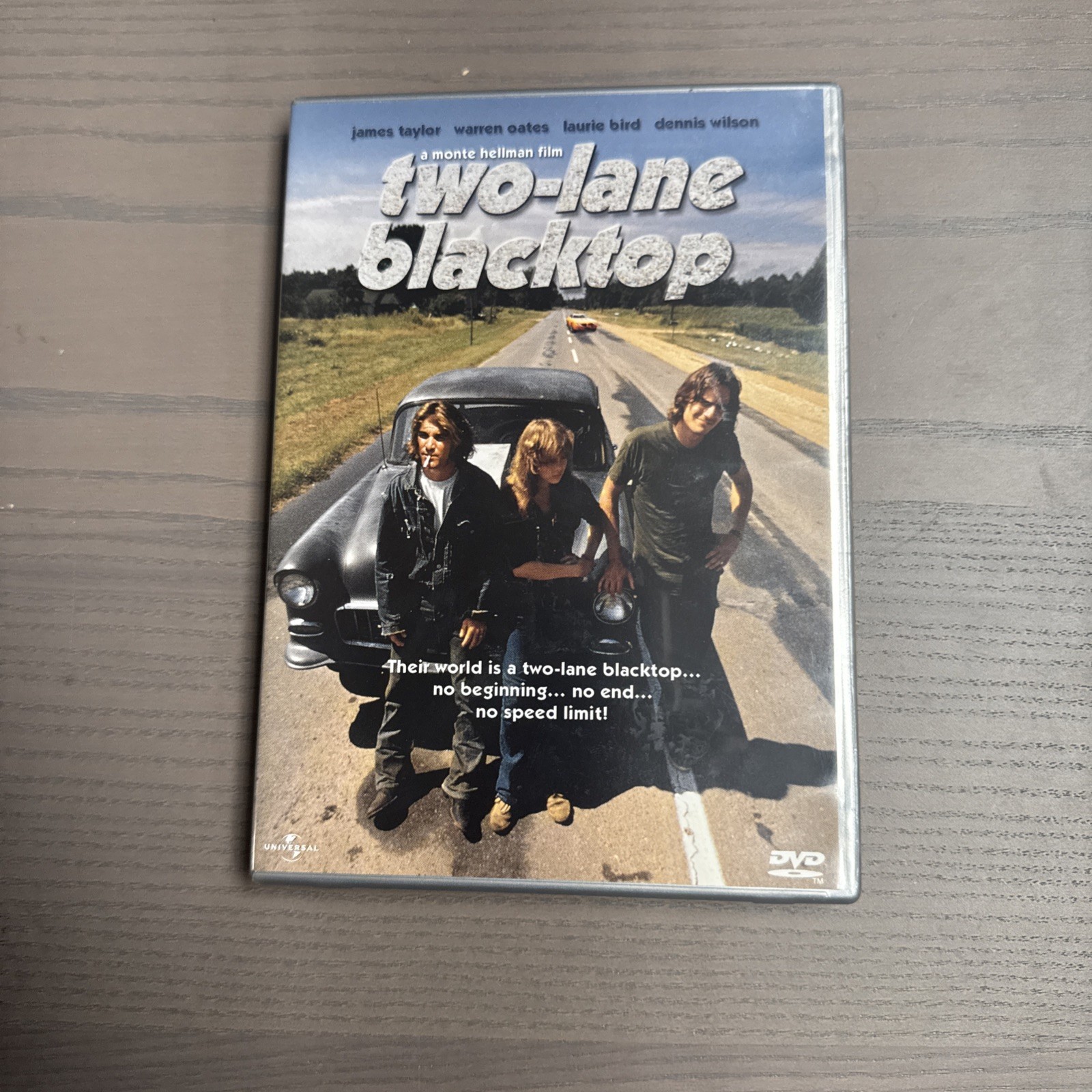 Two-Lane Blacktop Monte Hellman James Taylor DVD 1971 Road Movie Tested