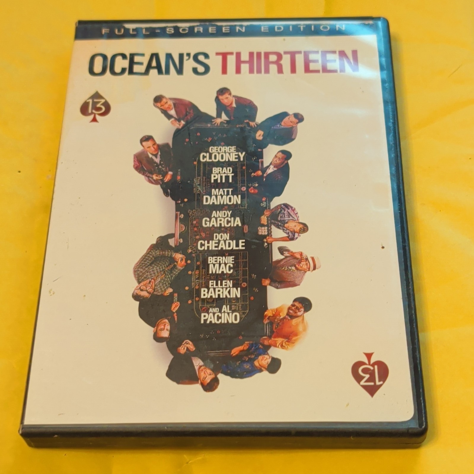 Warner Home Video Ocean’s Thirteen Full Screen DVD 2007 PG-13 122min