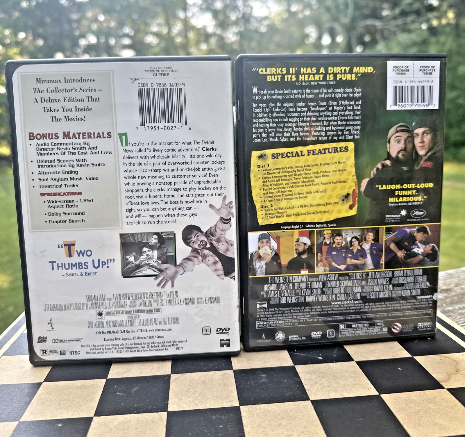 6 DVD Lot Kevin Smith Clerks I & II Jersey Girl Silent Bob Chasing Amy Mallrats