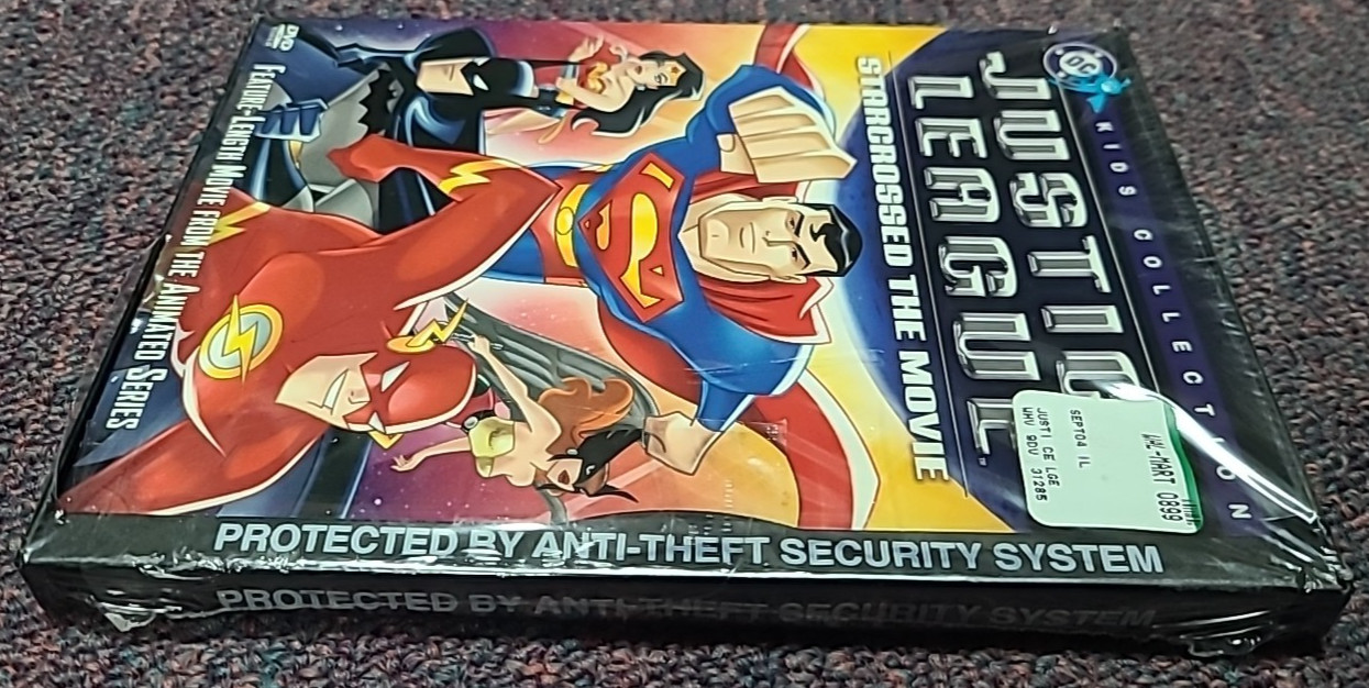 Justice League: Starcrossed The Movie (DVD, 2004) Brand New & Factory Sealed!