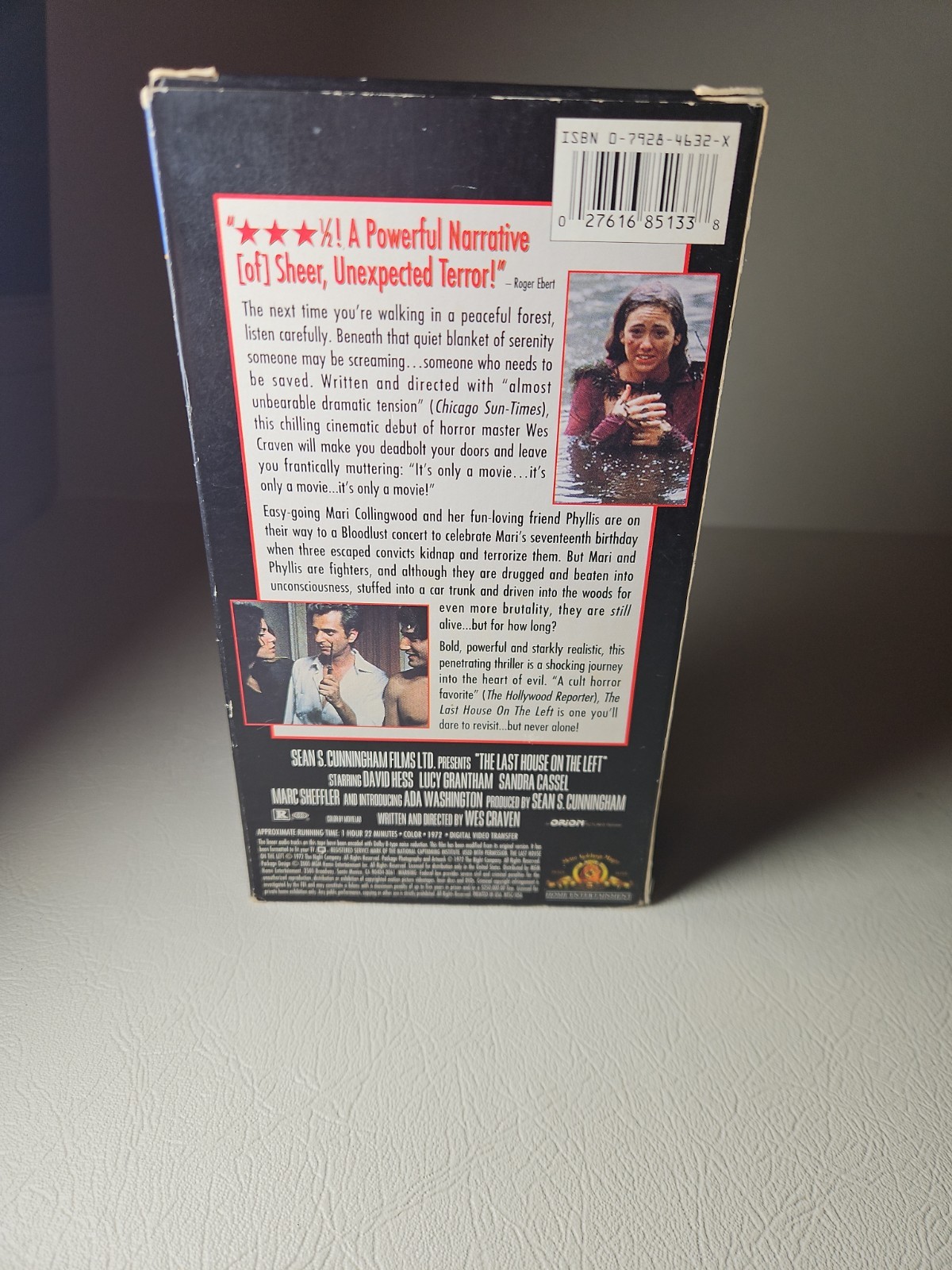The Last House on the Left VHS 1972 Vintage Horror Cult Wes Craven Original