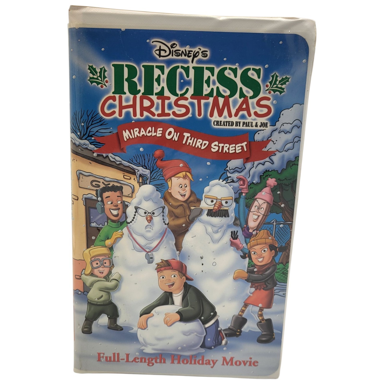 2 Disney Recess VHS Tape Lot School’s Out & Christmas Miracle *TESTED*
