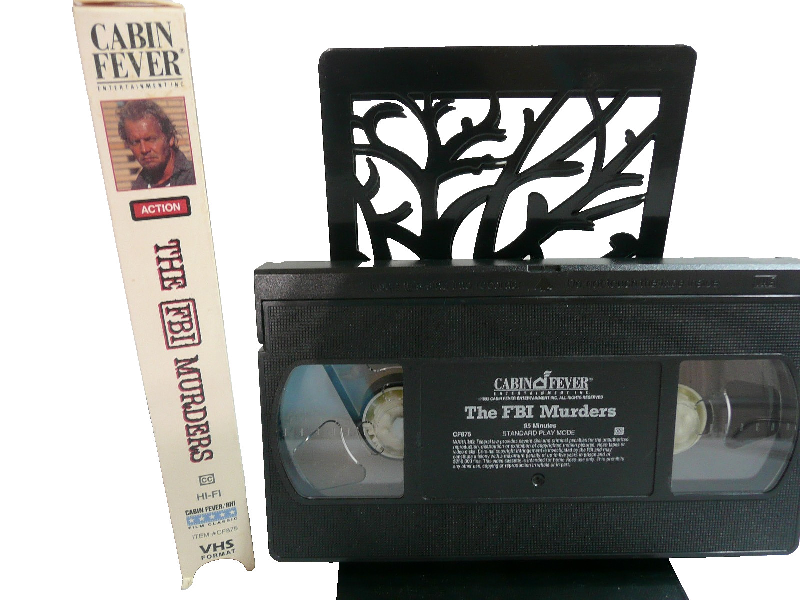 The FBI Murders VHS Tape 1992 Cabin Fever 1988 TV Movie -Ronny Cox Michael Gross