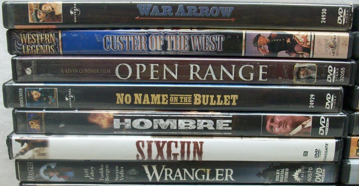 Like NEW 50+ Western Themed DVDs, Movies and some Vintage Television Shows