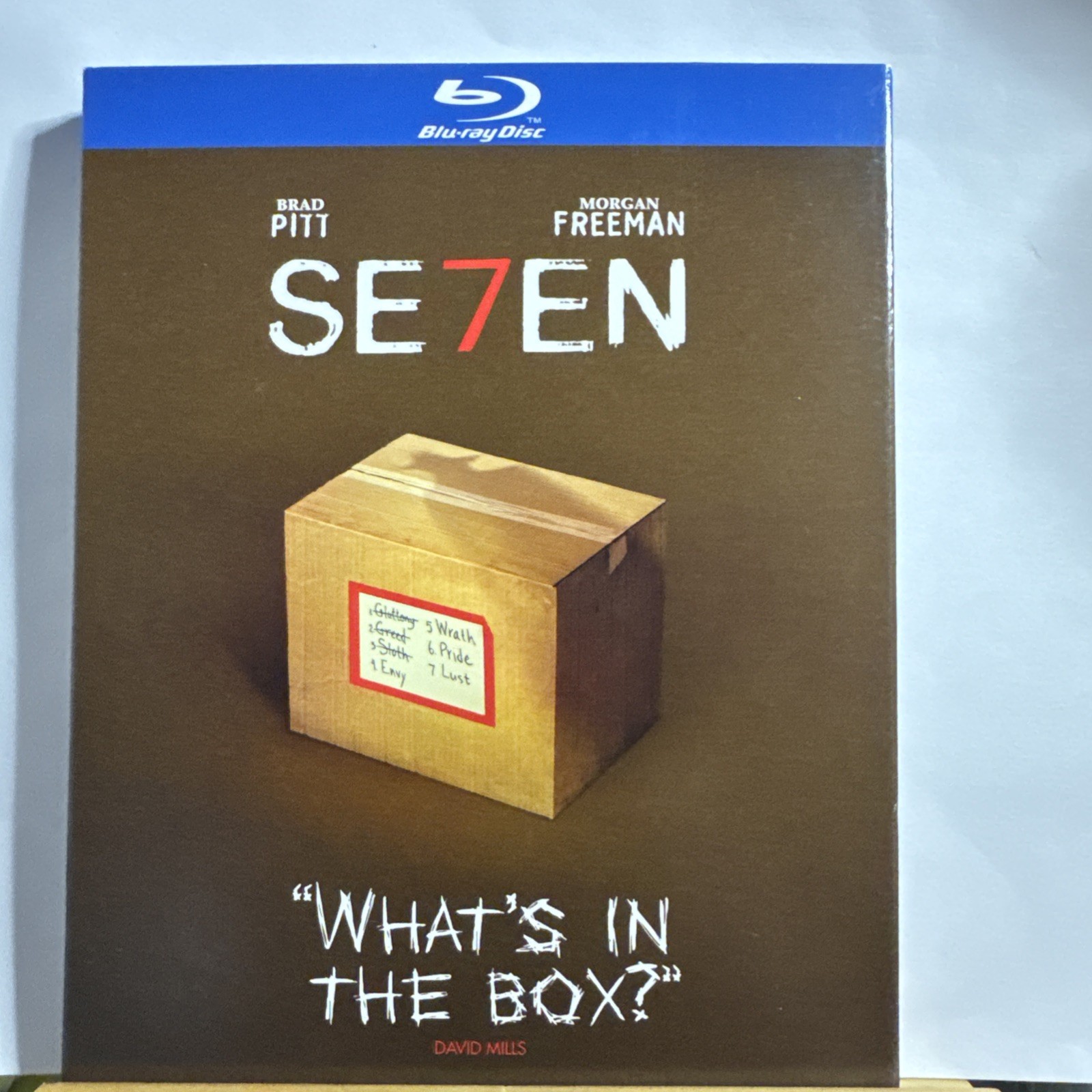 Seven (Blu-ray, 1995) w/ Limited Edition Slipcase