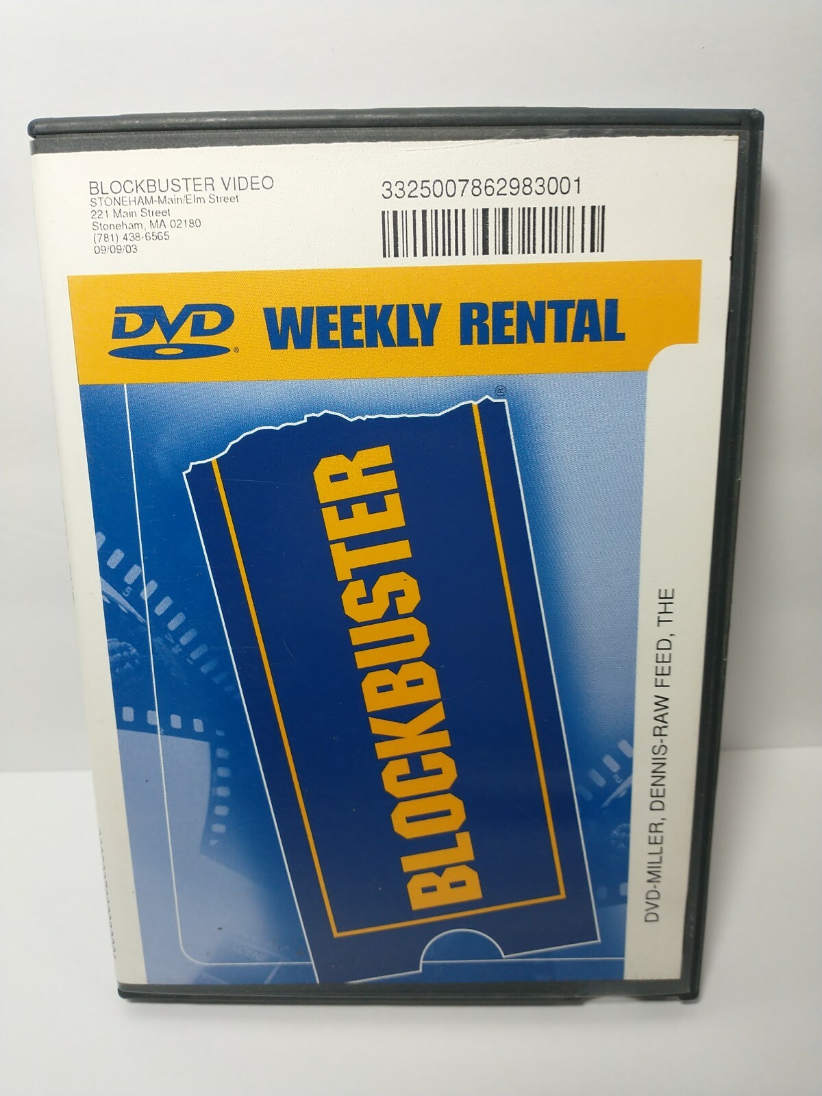 Dennis Miller: The Raw Feed (DVD, 2003)