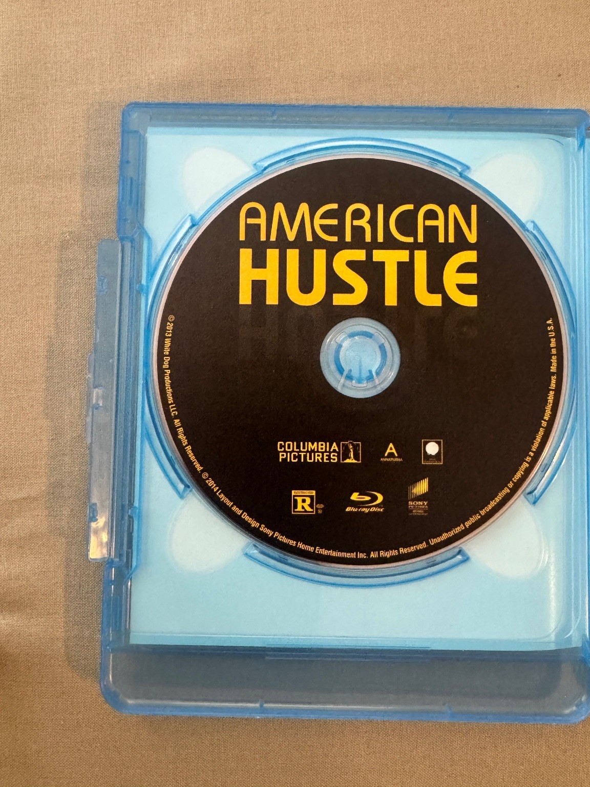 American Hustle Blu-ray 2014 Christian Bale Jennifer Lawrence David O. Russell