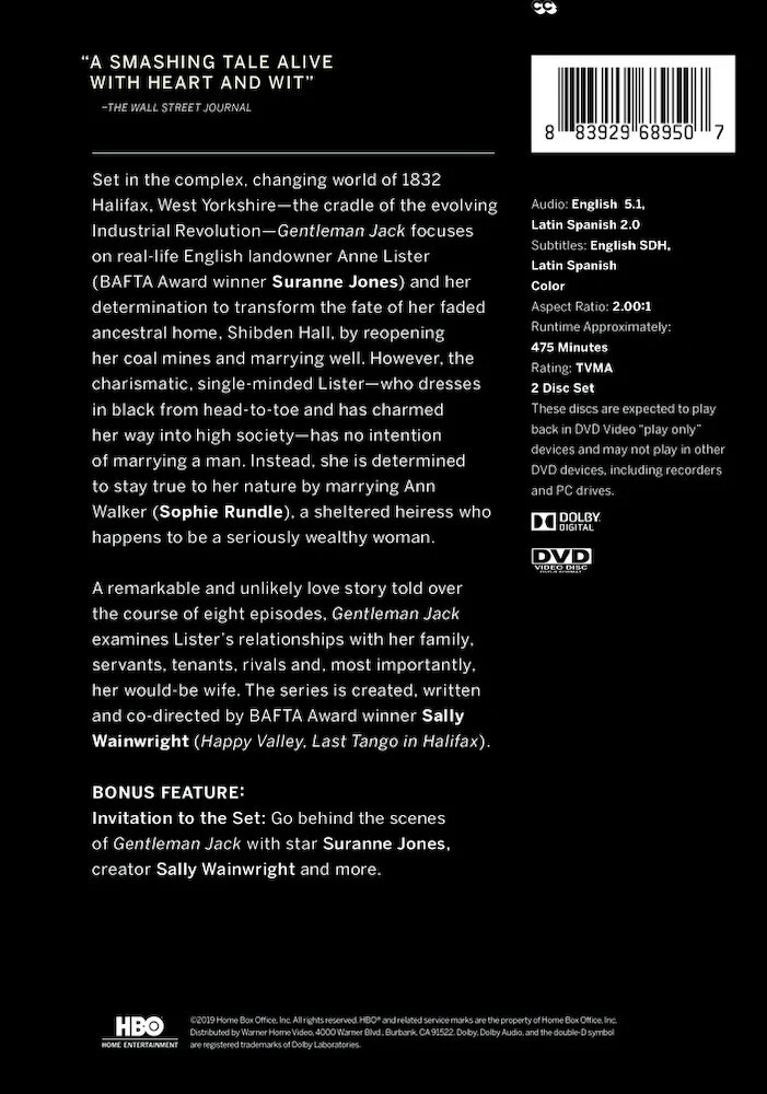 Gentleman Jack (MOD) (DVD Movie)