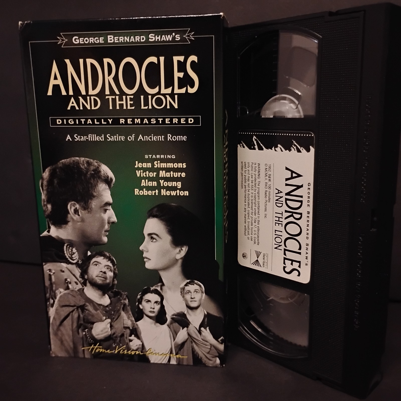 Androcles & The Lion (VHS) Rare Home Vision Cinema