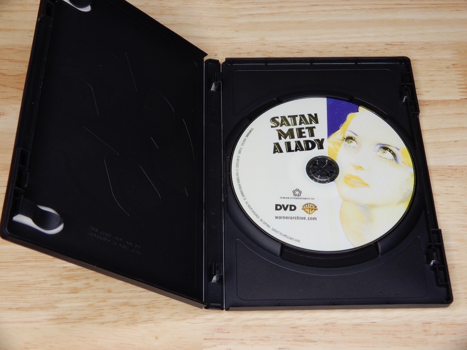 Satan Met a Lady (DVD, 1936 Film) Bette Davis, Warner Bros Archive Collection
