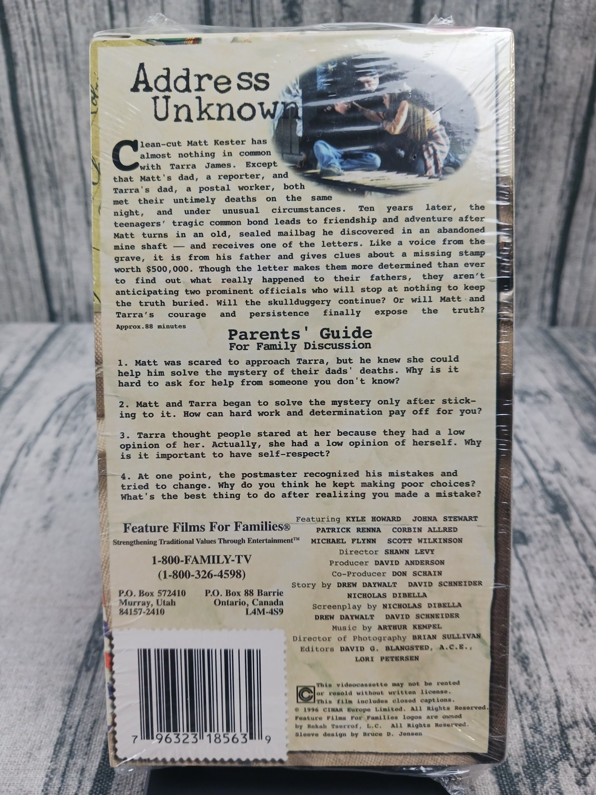 Address Unknown VHS 1996 – Rare Suspense Thriller, SEALED