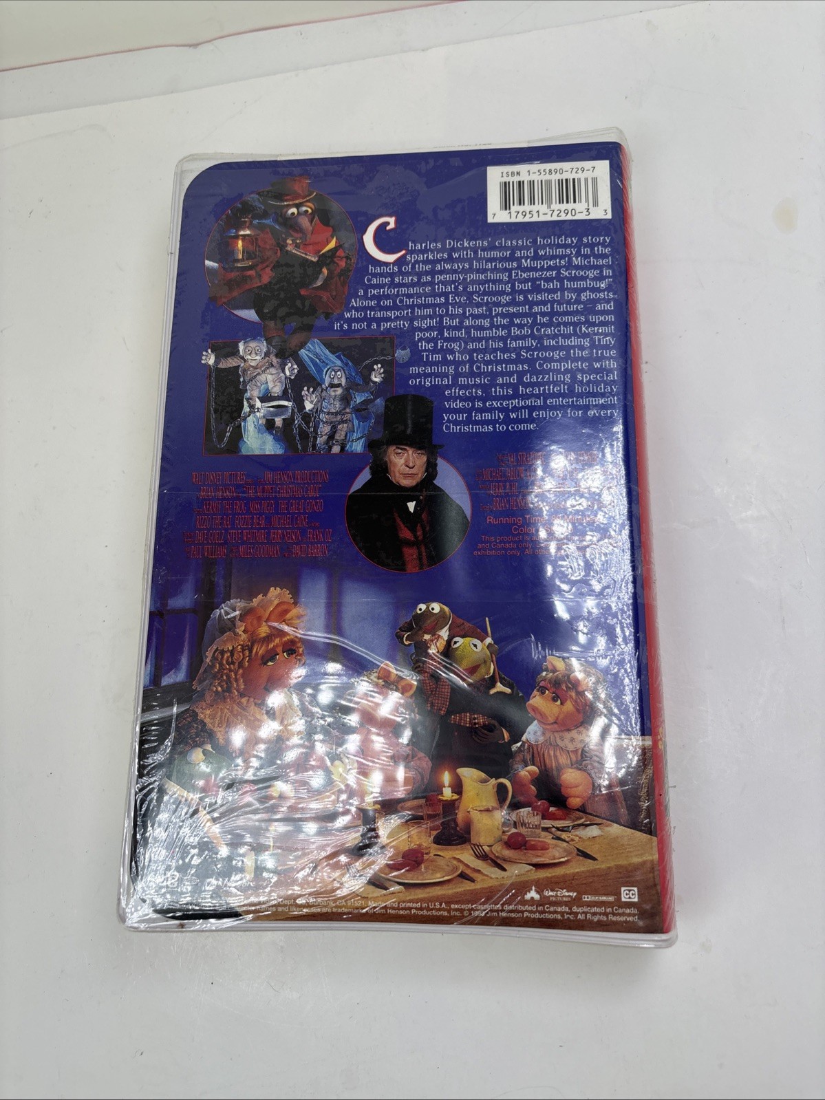 Vintage Jim Henson The Muppets Christmas Carol 1993 VHS Tape New Sealed