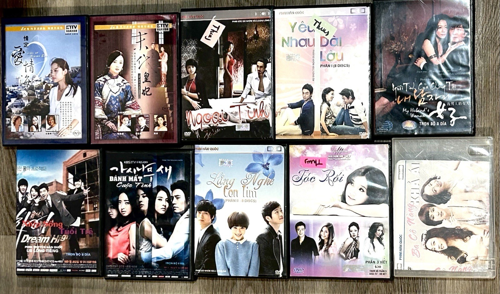 Vietnamese Dubbed Korean Drama DVD Lot Phim Han Quoc Long Tieng Vina Collection