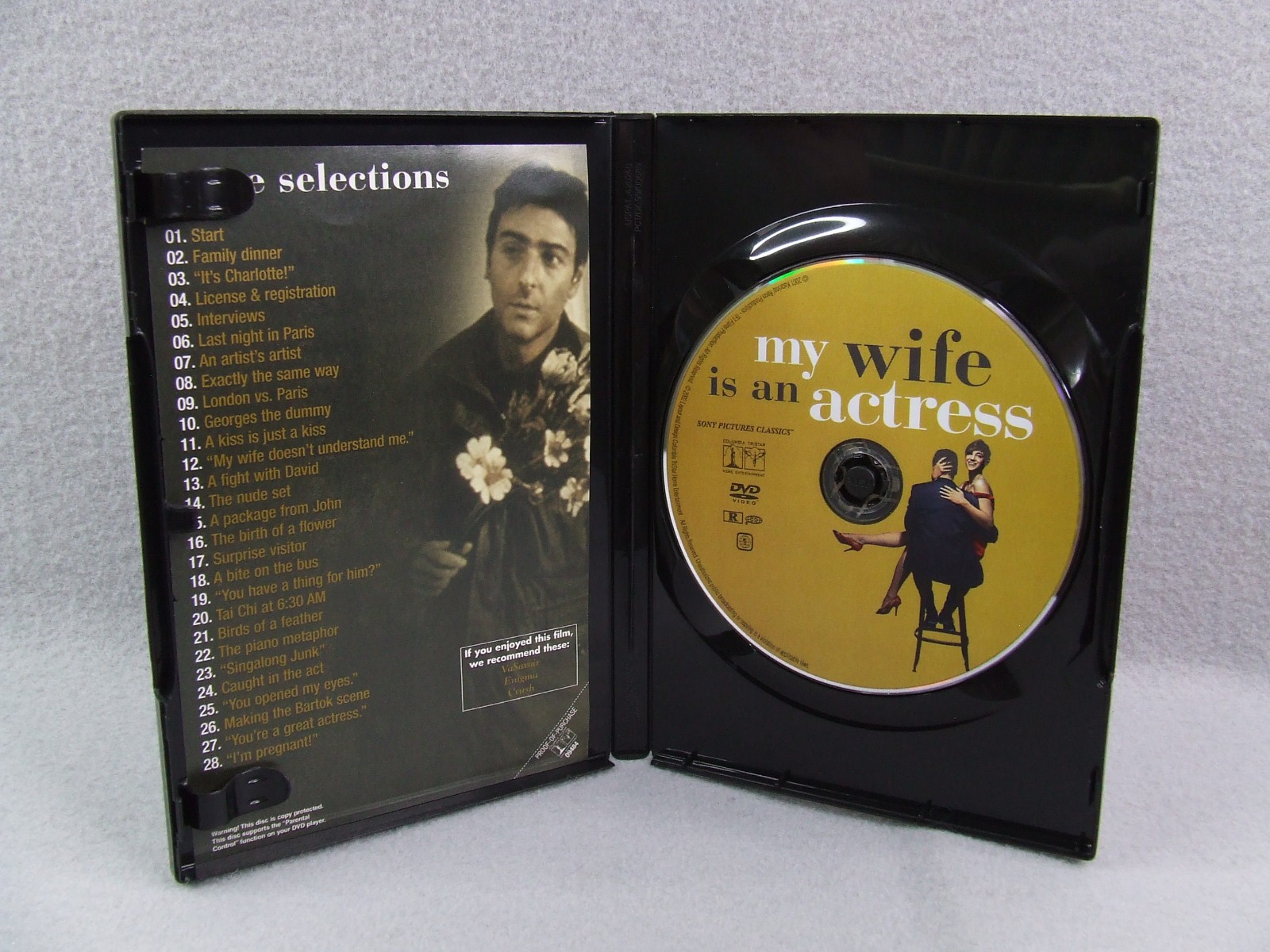 My Wife Is An Actress (DVD) 2001 French Romantic Comedy Drama