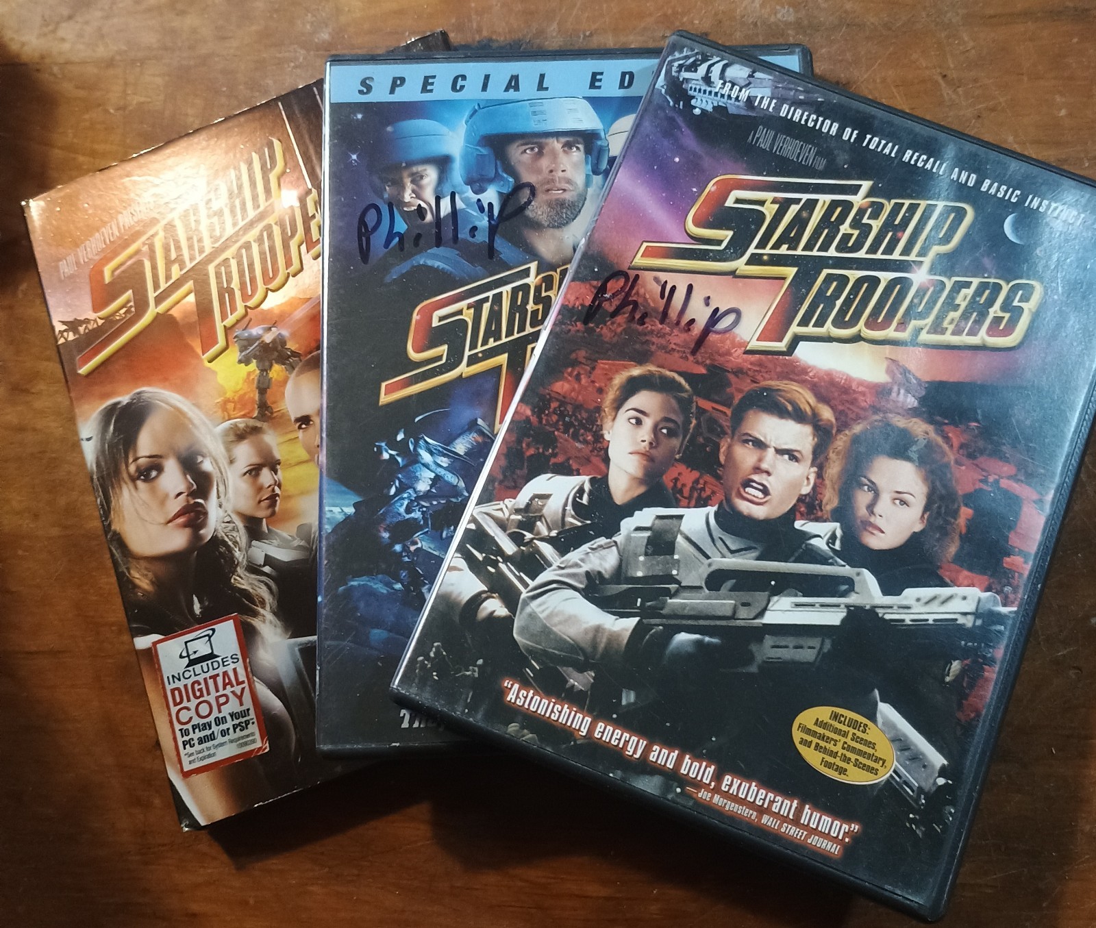 Starship Troopers 1,2,3 – DVD – Clean Discs!